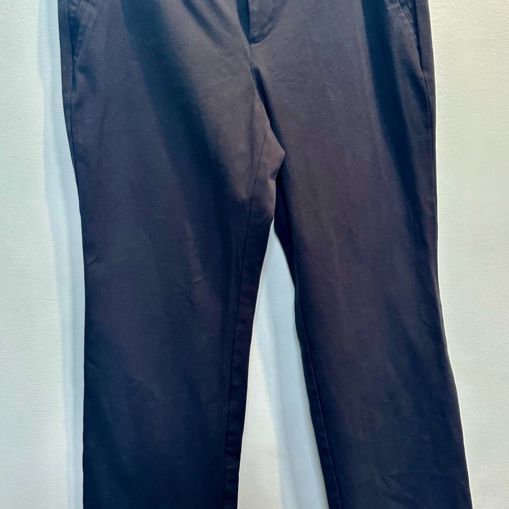 Dockers Women Size 14 Black Straight leg flat casual Pants